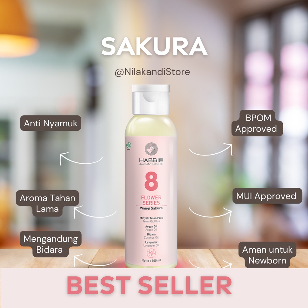 Best Seller Habbie Sakura Telon Oil