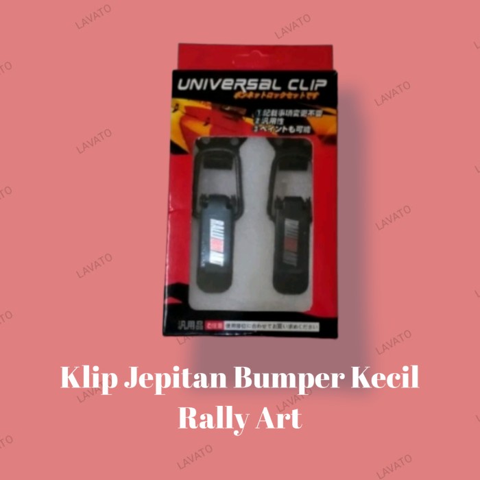 

Klip Jepitan Bumper Kecil Rally Art Best