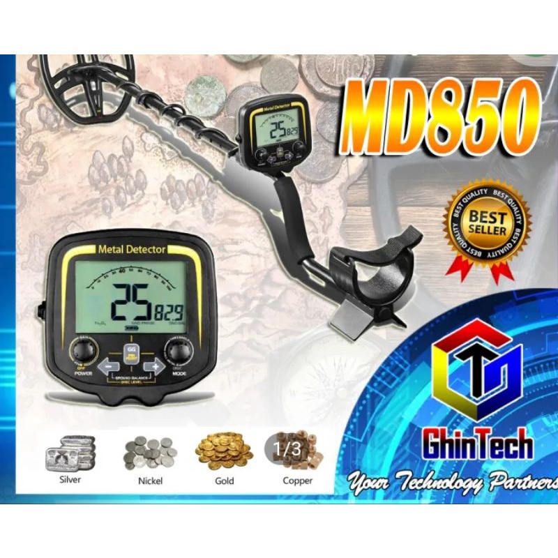 PROFESSIONAL METAL DETECTOR MD TX850 MD TX 850 MD TX-850 UNDERGROUND ALAT DETEKTOR PENCARI EMAS LOGA