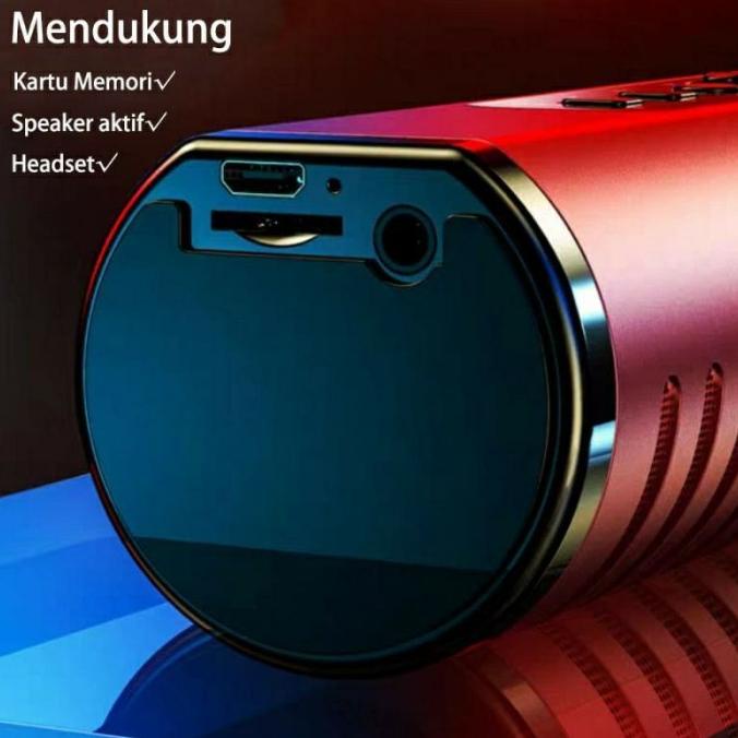 Mic K6 Bluetooth Karaoke Wireless Microphone Karaoke Stereo Sound