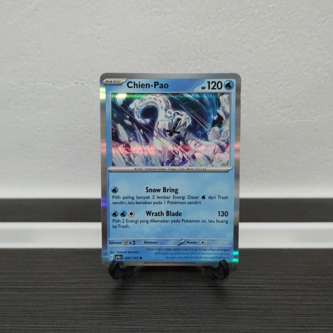 Pokemon TCG Indonesia Chien-Pao / Chien Pao SV4s 047/132 R Foil