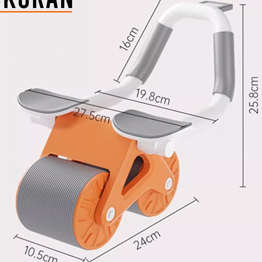 Alat Olahraga Ab Roller Ab Wheel 2In1 Ab Roller Wheels Plank Trainer Rebound Roller