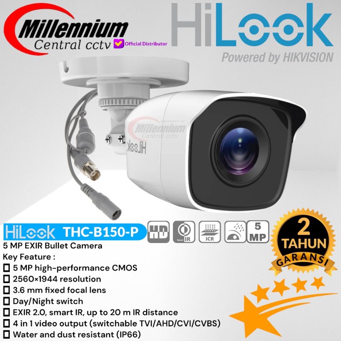 Price HILOOK THC-B150-P 5MP / HILOOK CAMERA CCTV OUTDOOR 5MP