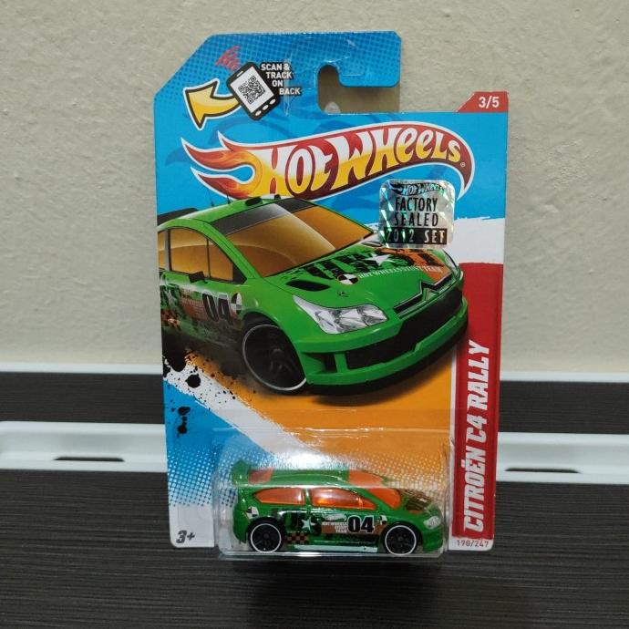 Hot Wheels Citroen C4 Rally Green FS