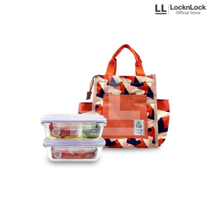 

LocknLock - Exclusive Stackable Oven Glass Container (Dengan Tas)