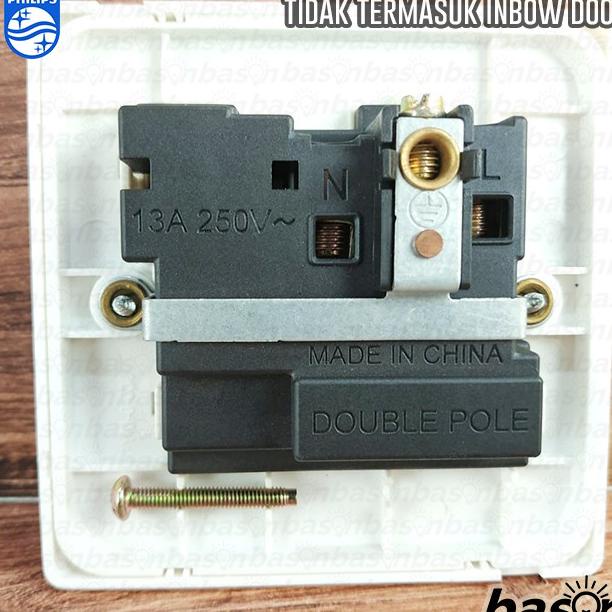 Philips Simply Ac Soet | Stop Kontak Ac / Uk Dengan Tombol On Off