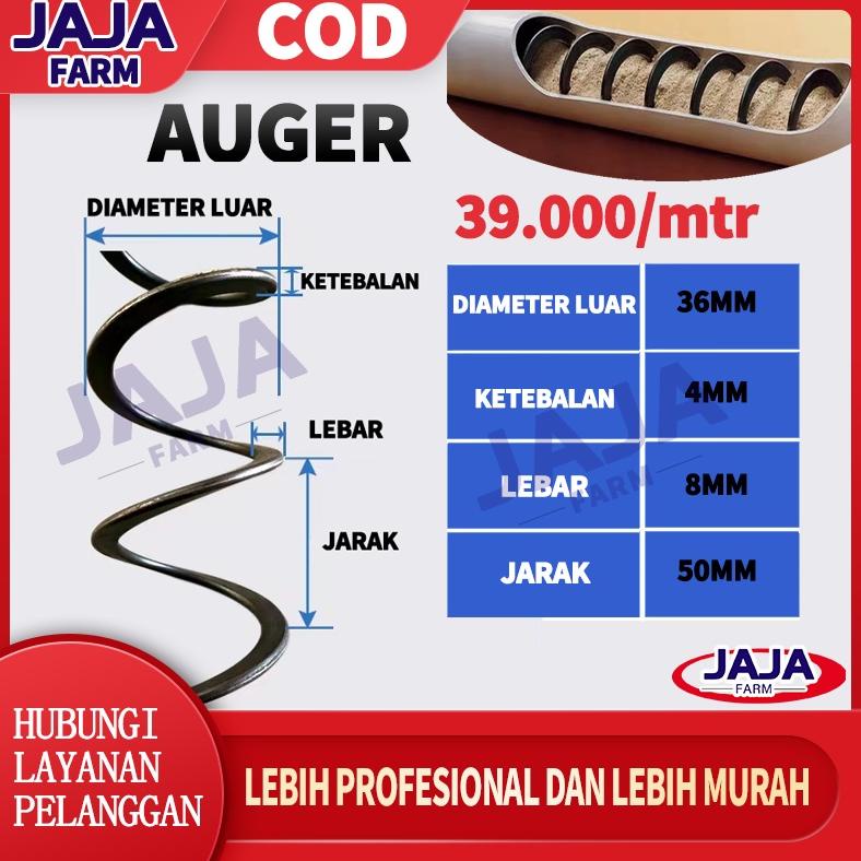 New Auger Spiral - Tempat Pakan Otomatis Ayam Feed Pipe 60m/80m/100m/120m