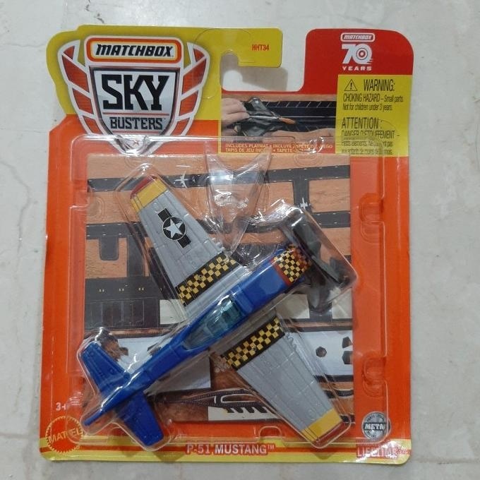 matchbox sky busters P51 mustang