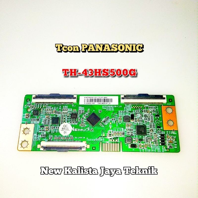 TCON PANASONIC TH 43HS500G ORIGINAL NEMUS TICON 43HS500G TIKON PANASONIC 43HS500 LOGIC 43HS500G TCON
