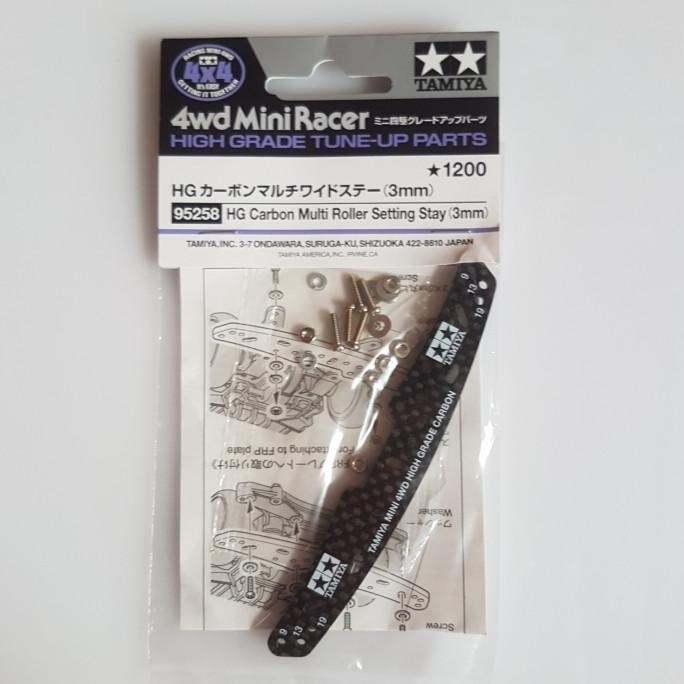 tamiya 95258 hg carbon multi roller setting stay 3mm