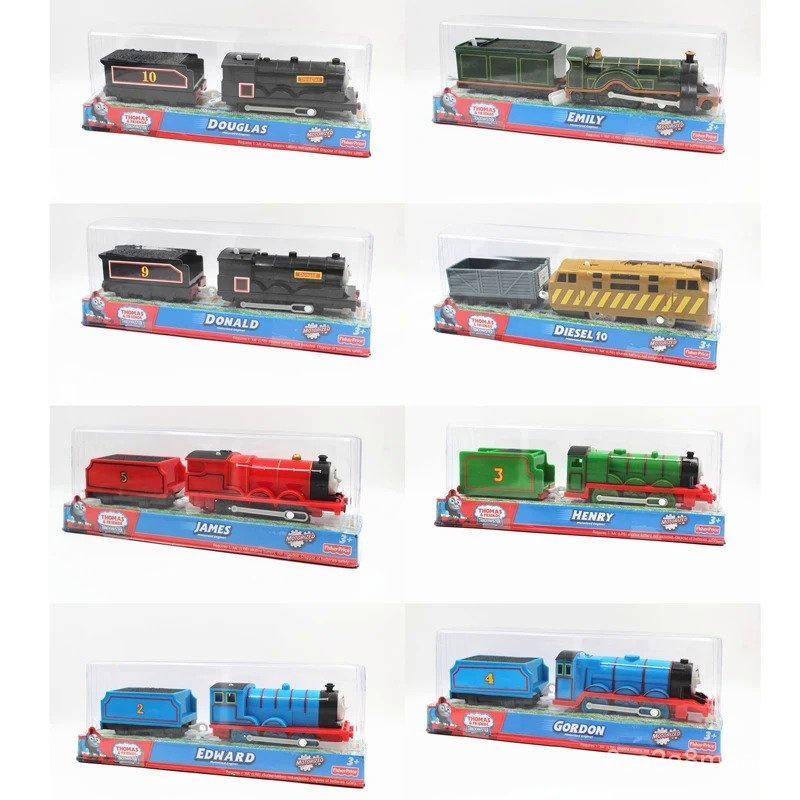 Set Kereta Listrik Thomas And Friends, Mesin Bermotor Gorden Edward Henry Emily Kereta Anak Laki-lak