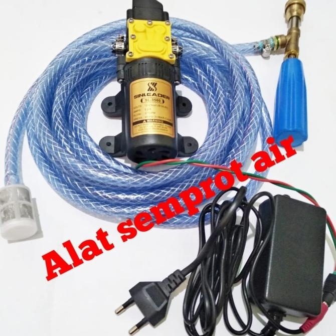 Pompa air mini DC Alat semprot spray cuci steam motor AC
