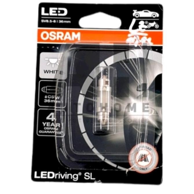 led festoon plapon plat interior osram 6431 cw 6000k
