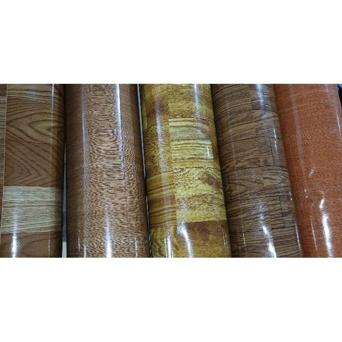 Karpet Plastik Lantai Vinyl Spons Perlak Lantai Ukuran L 2M Tebal