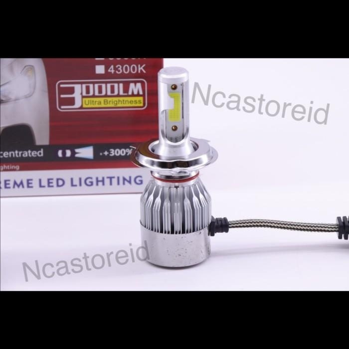 Lampu Led D6 Dotech Headlight Mobil H4 6000K