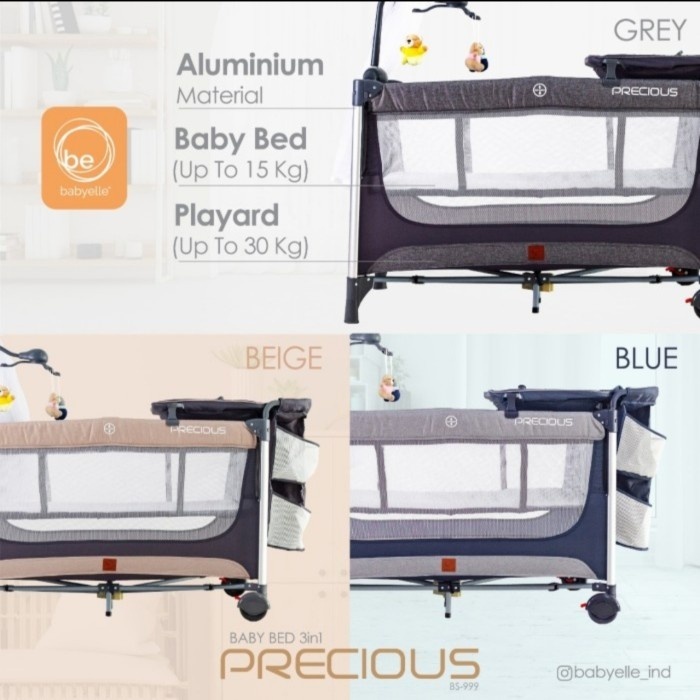 Box Babyelle Be 999 Xlr Precious / Box Bayi 3In1 / Box Side Bed Baby