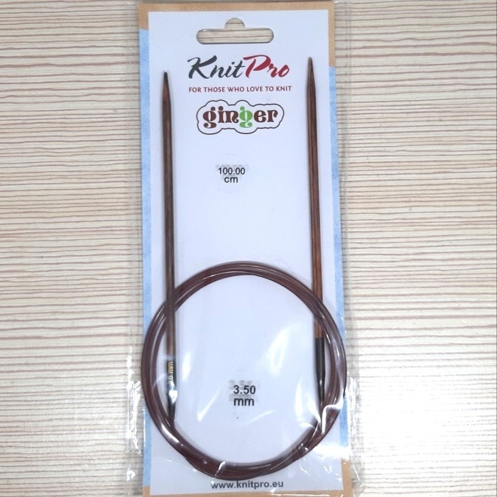 

Knitpro Ginger Fixed Circular Knitting Needles 100 cm - 3.50 mm