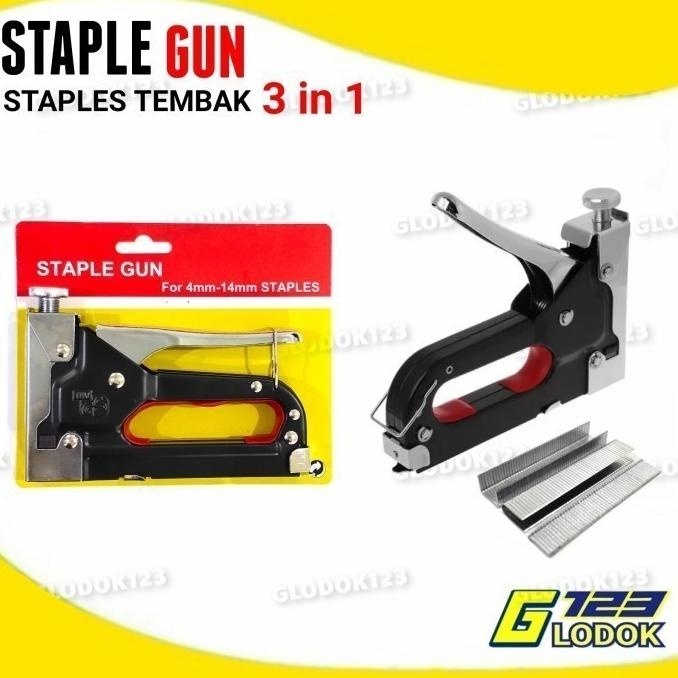 

Staple Staples Steples Tembak 3 in 1 Jok Kulit Kayu Karpet Kardus