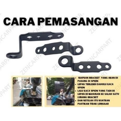 New Breket Spion Dudukan Lampu Tembak Sepeda Motor Bracket Braket Led Gratis Ongkir