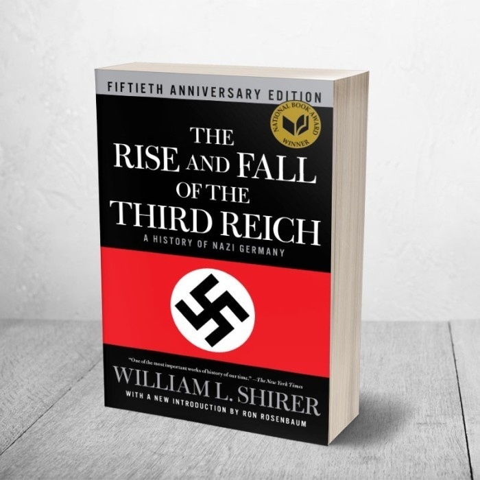 Buku Sejarah impor: The Rise And Fall Of Third Reich-mc