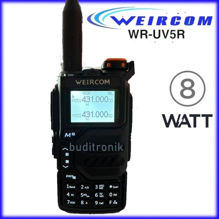 WEIRCOM UV-5R HT / UV5R HANDY WALKIE TALKIE / HT DUAL BAND ORIGINAL