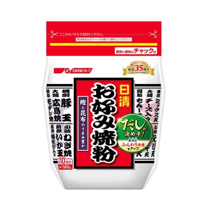 

Nissin Okonomiyaki Ko / Tepung Okonomiyaki 500 Gr Best Seller