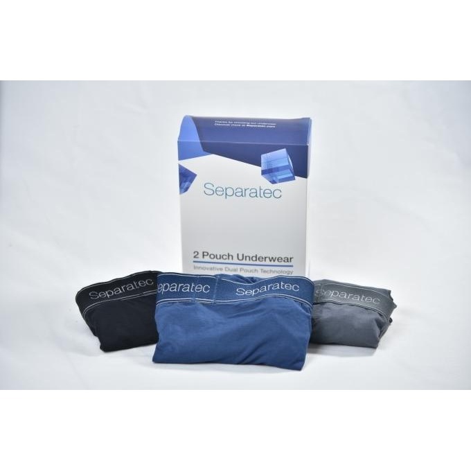 Celana Dalam Pria Separatec Trunks Micro Modal Premium 3 Pcs - XL,campur