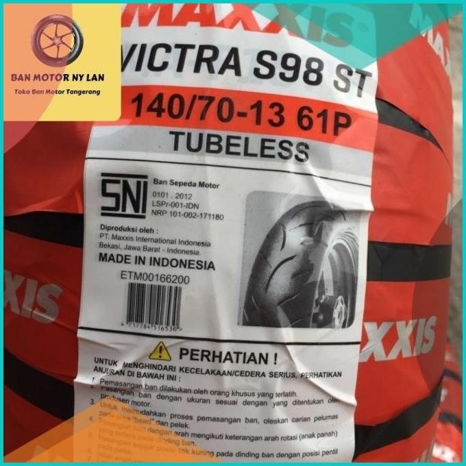 Ban Motor Maxxis Victra S98ST 140/70 Ring 13 Tubeless 16novz3 last sto