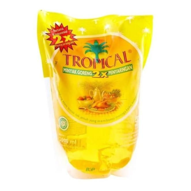 

Tropical Minyak Goreng Pouch / Minyak Goreng Sawit 2 Ltr Best Seller