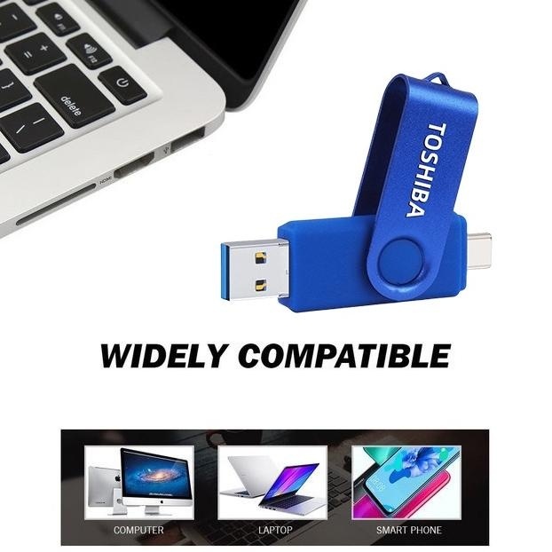 Flashdisk Type C 32Gb/64Ggb/128Gb/256Gb/512Gb/1Tb/2Tb Large Capacity Flash Drive Toshiba Transmemory