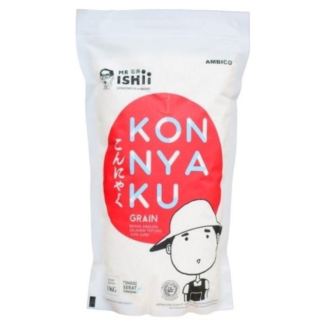 

Mr Ishii Konnyaku Grain / Beras Analog Tepung Iles-Iles Shirataki 1 Kg Best Seller