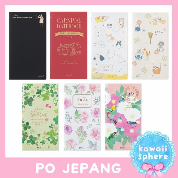 

Midori 2024 Datebook Pocket Size Diary | Md Planner 2024