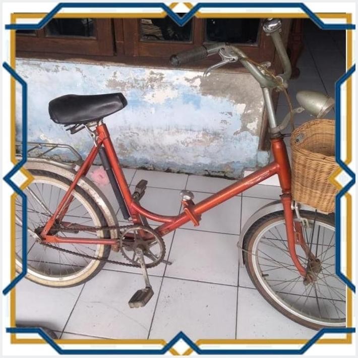 [mkl] sepeda antik sepeda lipat jadul kalkhof germany original