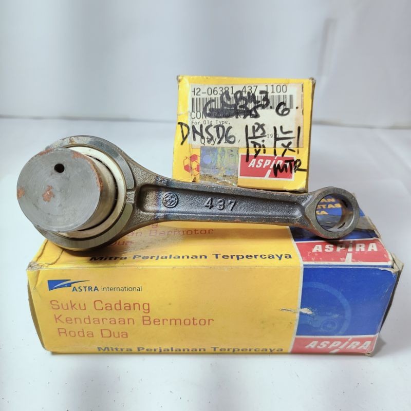 Stang Seher Connecting Rod Kit Assy Aspira Honda GL Max GL125 Platina CB K3 437 H2-06381-437-1100 Or