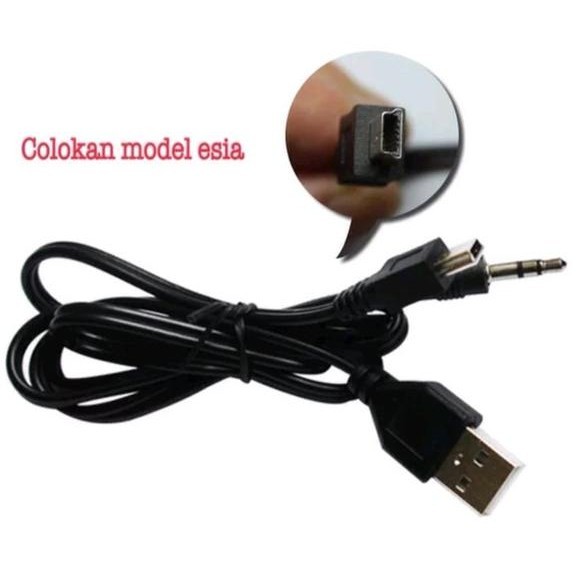Kabel charger speaker advance USB 5pin - Kabel audio speaker alquran 5 pin