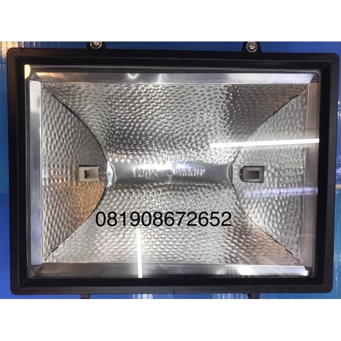 Kap Sorot Halogen 1000W Meval Komplit Dengan Lampu 1000W Non Qvf 137