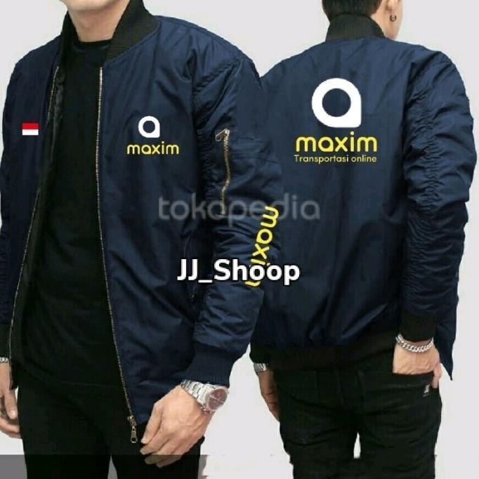 jaket maxim prioritas jaket driver pria wanita premium jaket driver