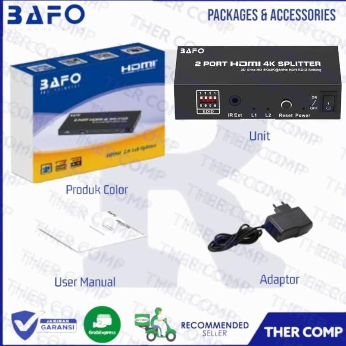 Hdmi Spliter 2 Port Bafo