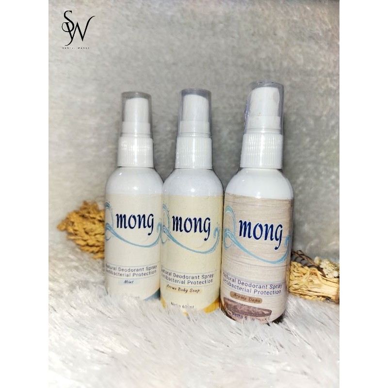 Q-mong Deospray,,, pencerah ketiak,,, wangi seharian