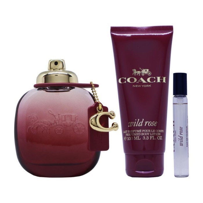 ✅New Ori Parfum Wanita Coach Wild Rose Woman Gift Set Terbatas