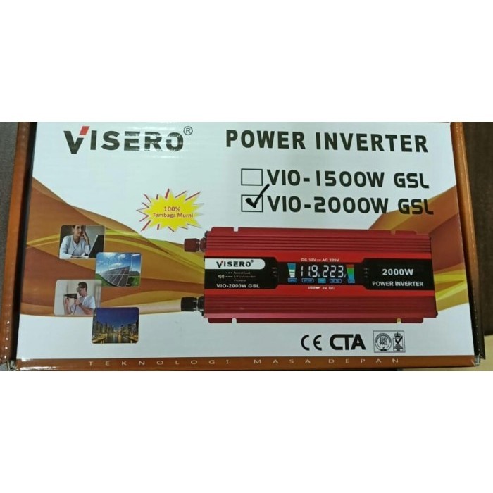 ✅Ori Power Inverter Gsl 2000Watt Power Inverter Visero 2000W Terbaru