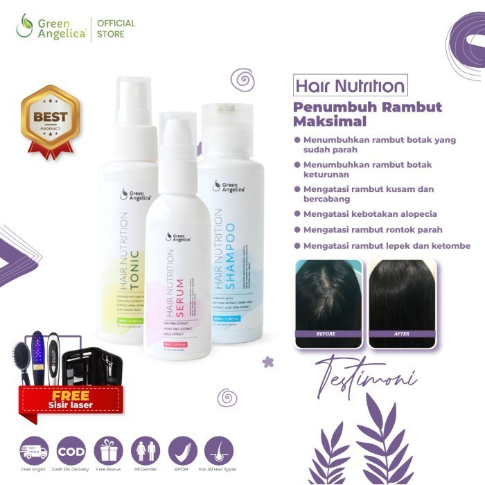 ✅New Ori Green Angelica Penumbuh Rambut Green Angelica Penumbuh Rambut Terbaru