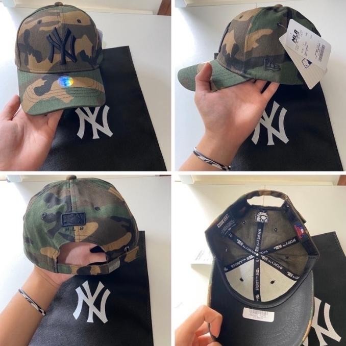 Topi Mlb Cap / Ny Cap Mini Font / Topi Baseball Korea Unisex Cap