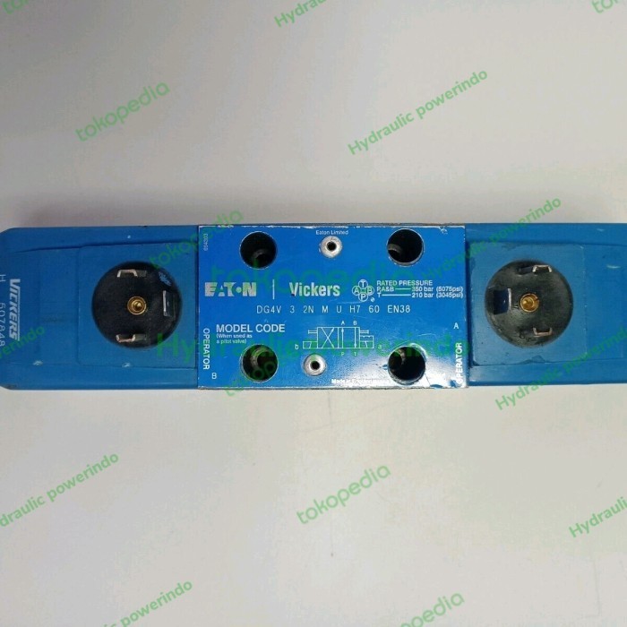 ✅Original Solenoid Valve Vickers Dg4V 4 2N M U H7 60 Voltase Dc 24V Berkualitas