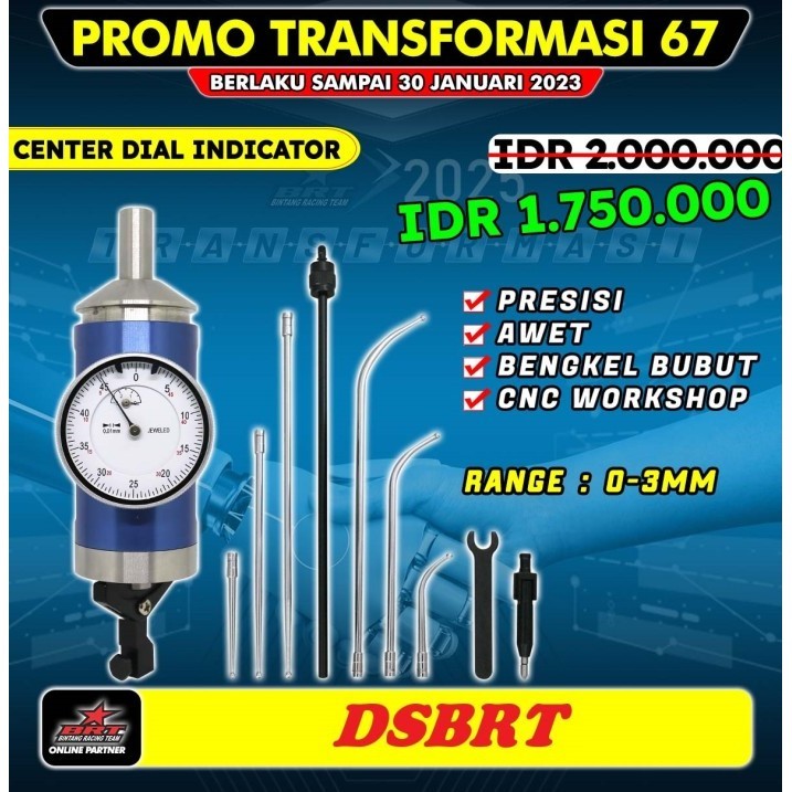 ✅Original Izzi Alat Ukur Center Dial Indicator Brt P5091 0-3Mm Diskon