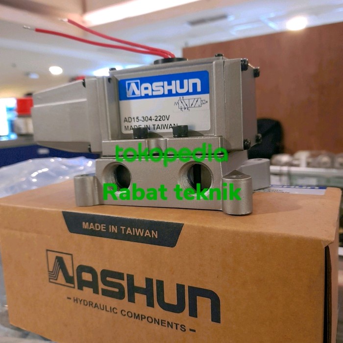 ✅Original Solenoid Valve Ashun Ad15-304-220V Ad15 Berkualitas