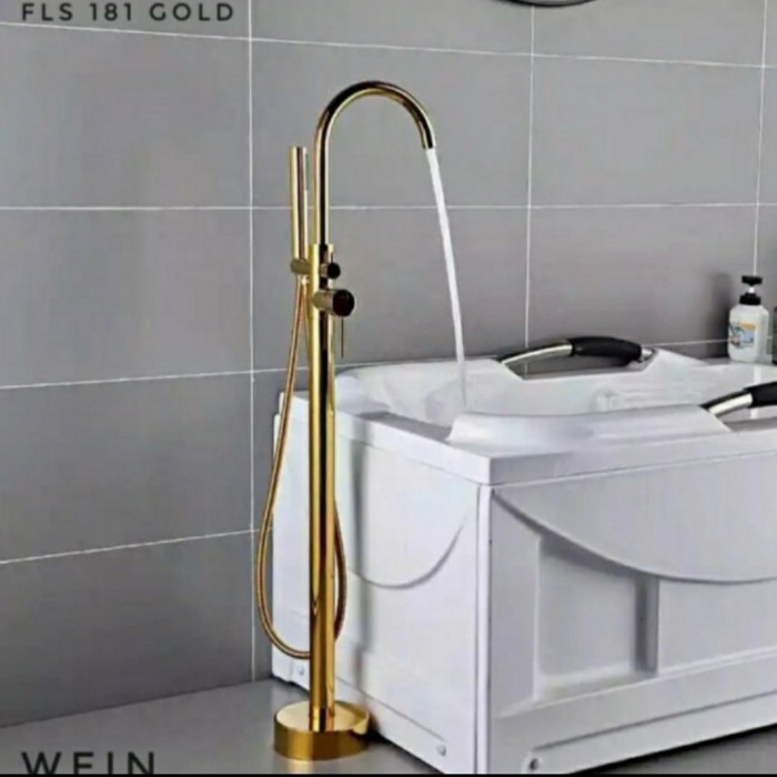 ✅Termurah Kran Bath Tub Standing Model Toto Gold/Kran Bath Tub Berdiri Gold P/D Limited