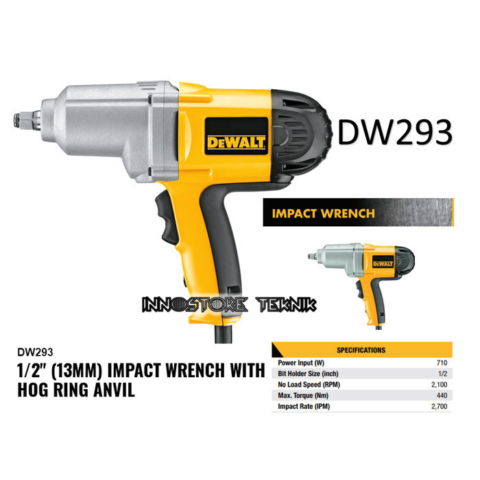 ✨New Mesin Bor/Obeng Impact Wrench Dewalt Dw293 Dw 293 Limited