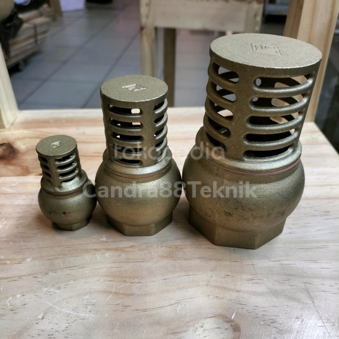 ✨Baru Food Klep Gentong 3Inch Kuningan Pn16-Foot Valve Kuningan Pn 16 Diskon