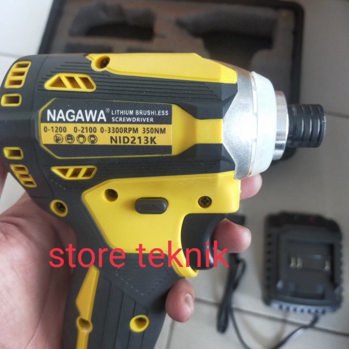 ✨New Mesin Bor Obeng Cordless Impact Driver Nagawa Nid 213K Limited